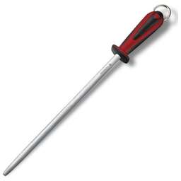 VICTORINOX Мусат для ножей Dual Grip красный/черный (7.8511)