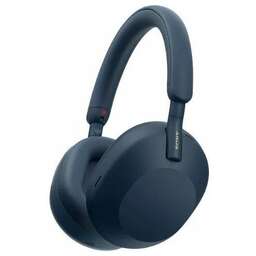 SONY Гарнитура мониторные WH-1000XM5 1.2м синий беспроводные bluetooth оголовье (WH-1000XM5/L)
