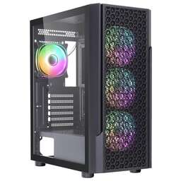 ACCORD Корпус 3312 черный без БП ATX 2xUSB2.0 1xUSB3.0 audio bott PSU