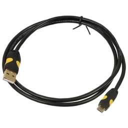 Кабель 2A Smooth Connector, micro USB (m) - USB (m), 1м, 2A, черный