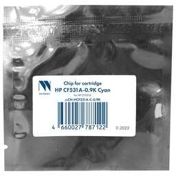 NV PRINT Чип NVP для HP CF531A Cyan (0.9K) совместимый