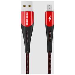 MORE CHOICE (4627151198118) K41Sm USB (m)-microUSB (m), ч/красный, 1.0м