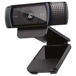 LOGITECH Камера Web HD Pro C920 черный 2Mpix (1920x1080) USB2.0 с микрофоном (960-001062)