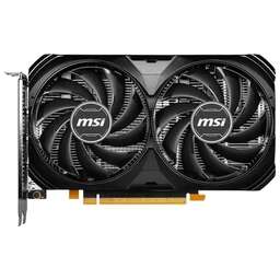 MSI Видеокарта NVIDIA GeForce RTX 4060 RTX 4060 VENTUS 2X BLACK 8G 8ГБ Ventus 2X Black, GDDR6, Ret