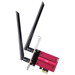 CUDY Адаптер беспроводной связи (Wi-Fi) BE9300 7 PCI Express Adapter 7 Bluetooth 5.4 PCI Express Adapter with Heatsink, Intel BE200 module, Tri-band 2T2R, 5.8Gbps@6Ghz+2.8Gbps@5GHz + 688Mbps@2.4GHz, 802.11be/ax/ac/a/b/g/n, Magnetized antenna base, 2 high gain detachable antennas