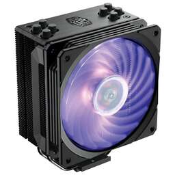COOLER MASTER Устройство охлаждения(кулер) Hyper 212 RGB Black Edition, 4-pin, RGB, 120мм, черный, retail [rr-212s-20pc-r1]