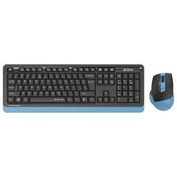 A4TECH Клавиатура + мышь Fstyler FGS1035Q клав:черный/синий мышь:черный/синий USB беспроводная Multimedia (FGS1035Q NAVY BLUE)