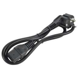 ITK Шнур питания PC-C19D-1M C19-Schuko проводник.:3x1.5мм2 1м 230В 16А черный