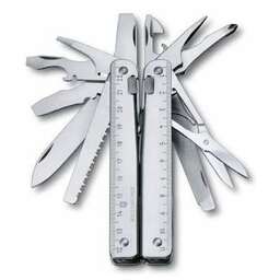 VICTORINOX Мультитул SwissTool X, 27 функций, серебристый [3.0327.l]