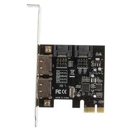 NONAME Контроллер PCI-E ASM1061 SATA III 2xE-SATA 2xSATA Ret