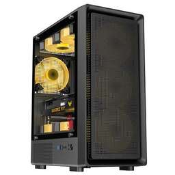 BLOODY Корпус mATX BD-CC118, Midi-Tower, без БП, черный [bd-cc118-bk]