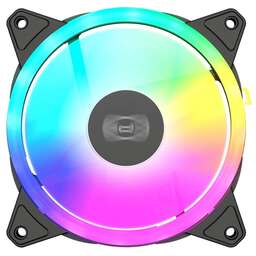 PCCOOLER Вентилятор для корпуса F3 T120 ARGB 120х120x25 черный 4-pin 21.6дБ (F3-T120BKAM1-GL) Ret