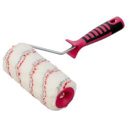 MATRIX Валик "Нейлон Люкс" с двухкомпонентной ручкой, 180 мм, ворс 18 мм, D 48 мм, D ручки 6 мм, полиамид 80652