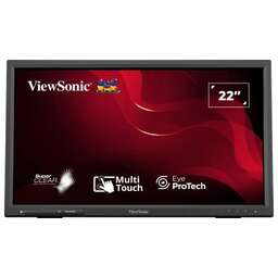VIEWSONIC Монитор 21.5" TD2223-2 черный VA LED 16:9 DVI HDMI M/M глянцевая 250cd 178гр/178гр 1920x1080 75Hz VGA FHD USB Touch 4.2кг