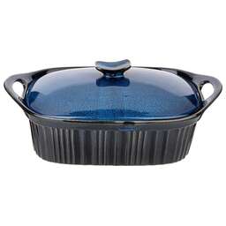 AGNESS ФОРМА ДЛЯ ЗАПЕКАНИЯ С КРЫШКОЙ REACTIVE BLUE 33*23*9,5/13 СМ 2000 МЛ 780-110