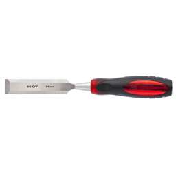 MATRIX Долото-стамеска "Тигровый глаз", 24 мм, двухкомпонентная обрезиненная рукоятка 24517