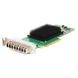 EMULEX Сетевой адаптер Broadcom LPe31004-M6 Gen 6 (16GFC), 4-port, 16Gb/s, PCIe Gen3 x8, LC MMF 100m, трансиверы установлены. Not upgradable to 32GFC (16)