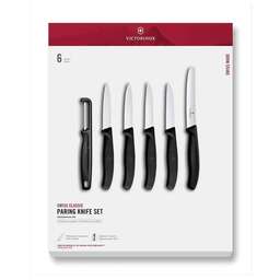 VICTORINOX Набор ножей кухон. Swiss Classic Paring 6.7113.61G компл.:6предм. черный подар.коробка