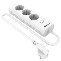 PHILIPS Сетевой фильтр CHP2135WB/51 3м (3 розетки) белый (коробка)