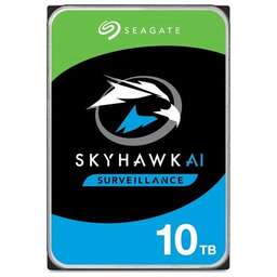 SEAGATE Жесткий диск SATA-III 10TB ST10000VE001 Surveillance SkyHawkAI 512E (7200rpm) 256Mb 3.5"