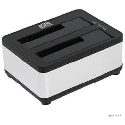 AgeStar 3UBT8 (SILVER) Док станция для HDD 2.5"/3.5" SATA clone, USB3.0, пластик+алюминий, серебристый