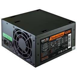 GINZZU SA450 ATX, 8cm fan, 20+4pin +4Pin, 2*SATA, 2*IDE Черный