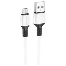 BOROFONE (6974443386790) BX84 USB 2.4A microUSB 1 m белый