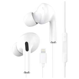 PERO Наушники EP10, Lightning, внутриканальные, белый [ep10wh]