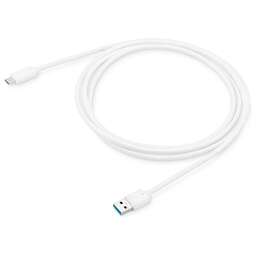 BURO Кабель USB Type-C (m) - USB (m), 1.8м, 3A, белый [bhp usb-tpc-1.8w]