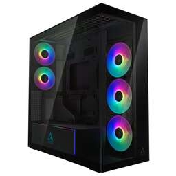 ARCTIC COOLING Корпус для ПК ARCTIC Xtender VG (Mirror Black) арт. ACPCC00019A