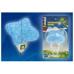 UNIEL DTL-309-Звездочка/BLUE/1LED/0,1W