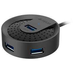 A4TECH Разветвитель USB 3.0 HUB-30C 4порт. черный