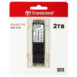 TRANSCEND Накопитель SSD PCIe 3.0 x4 2TB TS2TMTE115S 115S M.2 2280 0.2 DWPD