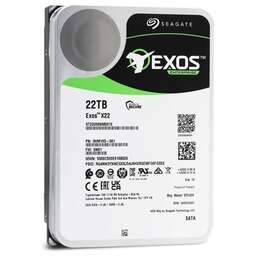 SEAGATE Жесткий диск серверный Exos X22 ST22000NM001E 22TB 3.5" SATA 6Gb/s, 7200rpm, 512MB, 512e, Bulk