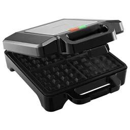 KITFORT Вафельница КТ-4673 1600Вт черный/серебристый