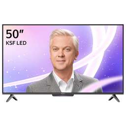 ЯНДЕКС 50" YNDX-00075 Бейсик/UHD/VA/KSF LED/Smart YaOS/3-32Гб/БТ/ТВ Станция с Алисой/YandexGPT/Черный