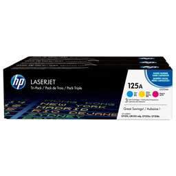 HP Картридж (тройная упаковка) 125A, голубой / пурпурный / желтый / CF373AM