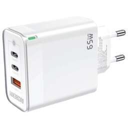 AKSBERRY (6974929200114) T50 USBC+USBC+ USBA QC3.0 65w (белый)