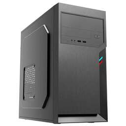 FOXLINE Корпус mATX FL-702-FZ450-U32, Mini-Tower, 450Вт, черный