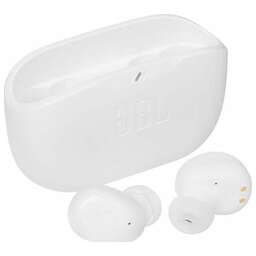 JBL Гарнитура внутриканальные Wave Buds белый беспроводные bluetooth в ушной раковине ( WBUDSWHT)
