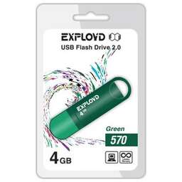 EXPLOYD 4GB 570 зеленый [EX-4GB-570-Green]
