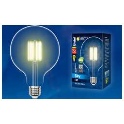 UNIEL (UL-00004860) LED-G125-15W/3000K/E27/CL PLS02WH