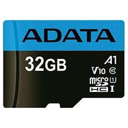 ADATA Карта памяти MICRO SDHC 32GB W/ADAP. AUSDH32GUICL10A1-RA1