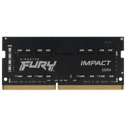 KINGSTON Память DDR4 16GB 3200MHz KF432S20IB/16 Fury Impact RTL PC4-25600 CL20 SO-DIMM 260-pin 1.2В single rank Ret