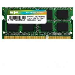 SILICON POWER Оперативная память SP008GLSTU160N02 DDR3L - 1x 8ГБ 1600МГц, для ноутбуков (SO-DIMM), Ret