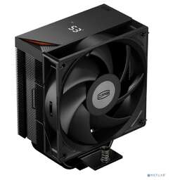 PCCOOLER CPU Cooler RT400 Digital BK (230W, 4-pin PWM, LED temp., 152mm, Al/Cu, 4x6mm, 1x120mm, 73.32CFM, 34.9dBA, 2200RPM, S: 1851/1700/1200/115X, AM5/AM4, black)