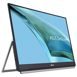 ASUS Монитор 23.8" ZenScreen MB249C черный IPS LED 5ms 16:9 HDMI M/M матовая HAS Piv 1000:1 250cd 178гр/178гр 1920x1080 75Hz FreeSync DP FHD USB 4.84кг