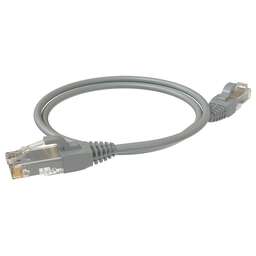 SYSMATRIX Патч-корд PC 4545.5EU26.1LSZHGY U/UTP RJ-45 вил.-вилка RJ-45 кат.5E 1м серый LSZH