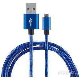 ENERGY Кабель ET-27 USB/MicroUSB, цвет - синий