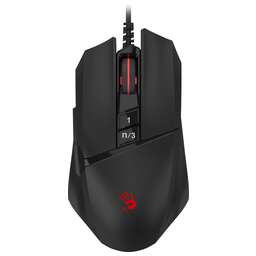 A4TECH Мышь Bloody W65 Max Mini черный оптическая 12000dpi USB 9but (W65 MAX MINI STONE BLACK)